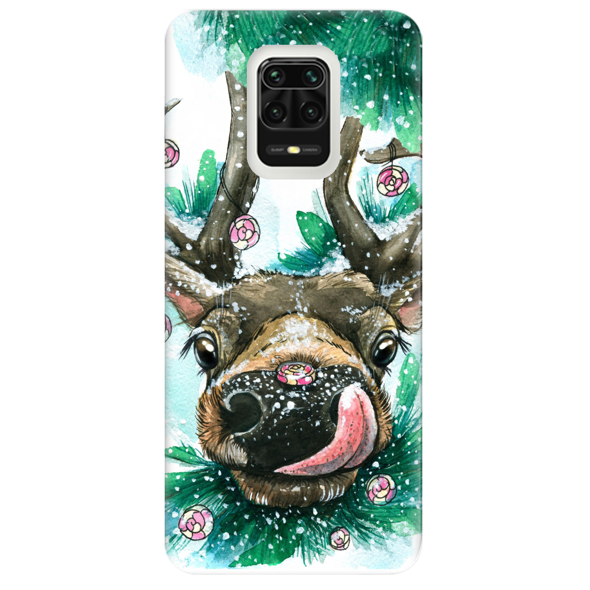 Чохол для Xiaomi Redmi Note 9 Pro Сute deer - фото 1 Чохол для Xiaomi Redmi Note 9 Pro Сute deer - фото 1 - Чохли для телефонів